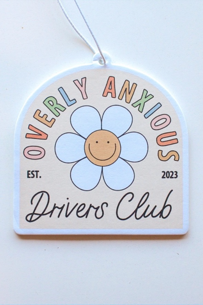 Overly Anxious Drivers Club Air Freshener