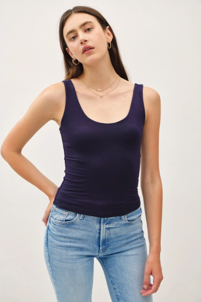 Basic Scoop Neck Tank