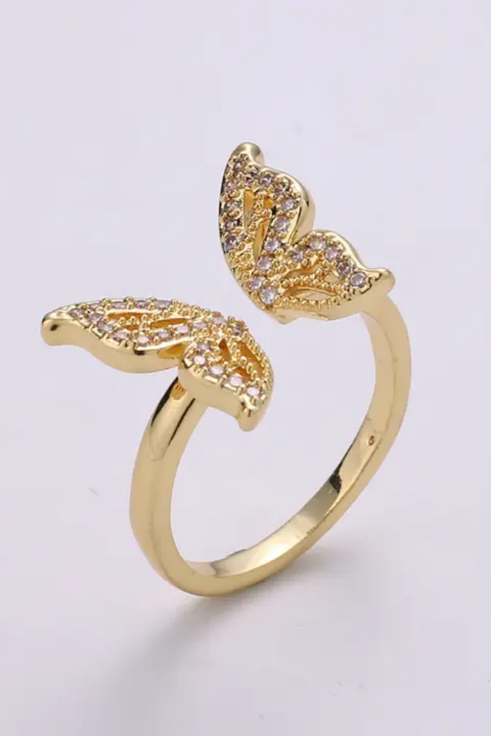 Open Butterfly Ring