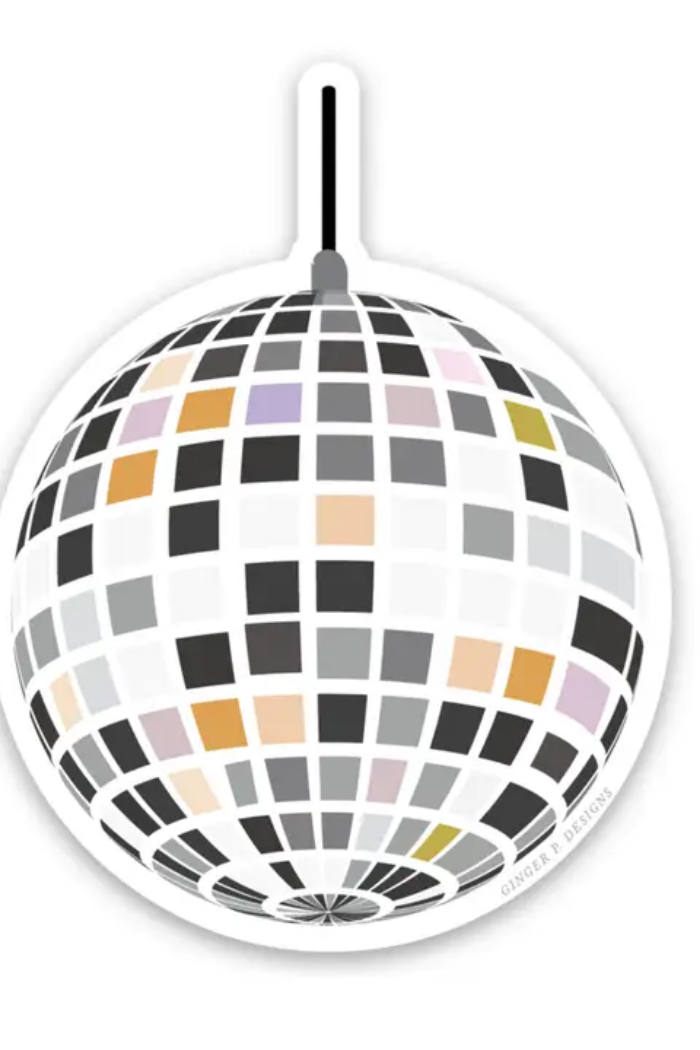 Disco Ball Vinyl Sticker