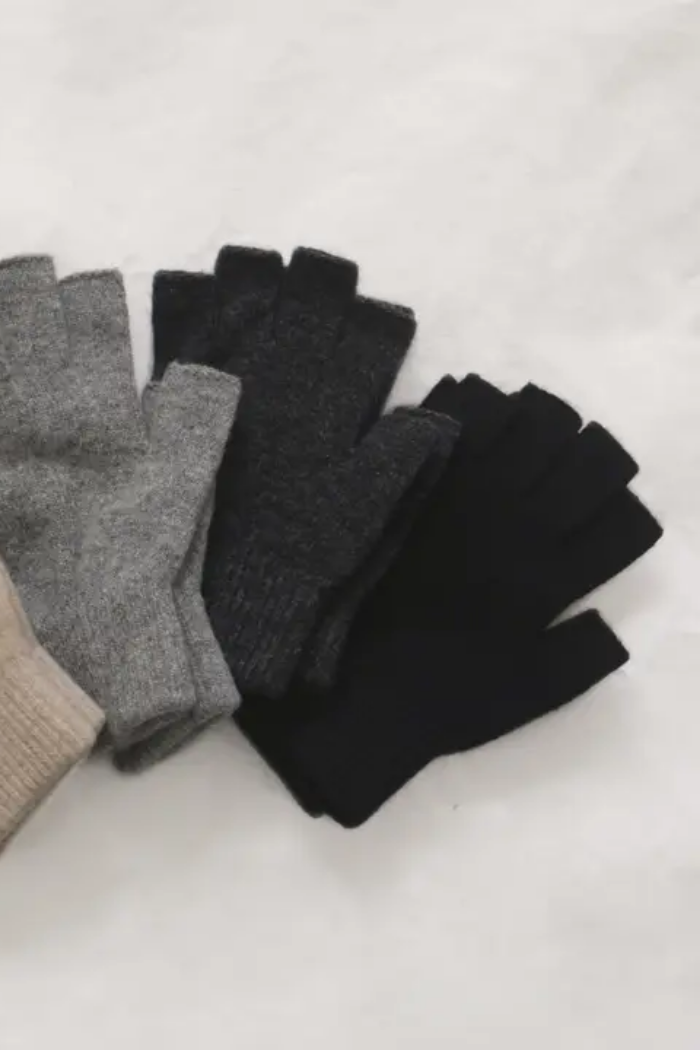 Fingerless Wool Gloves